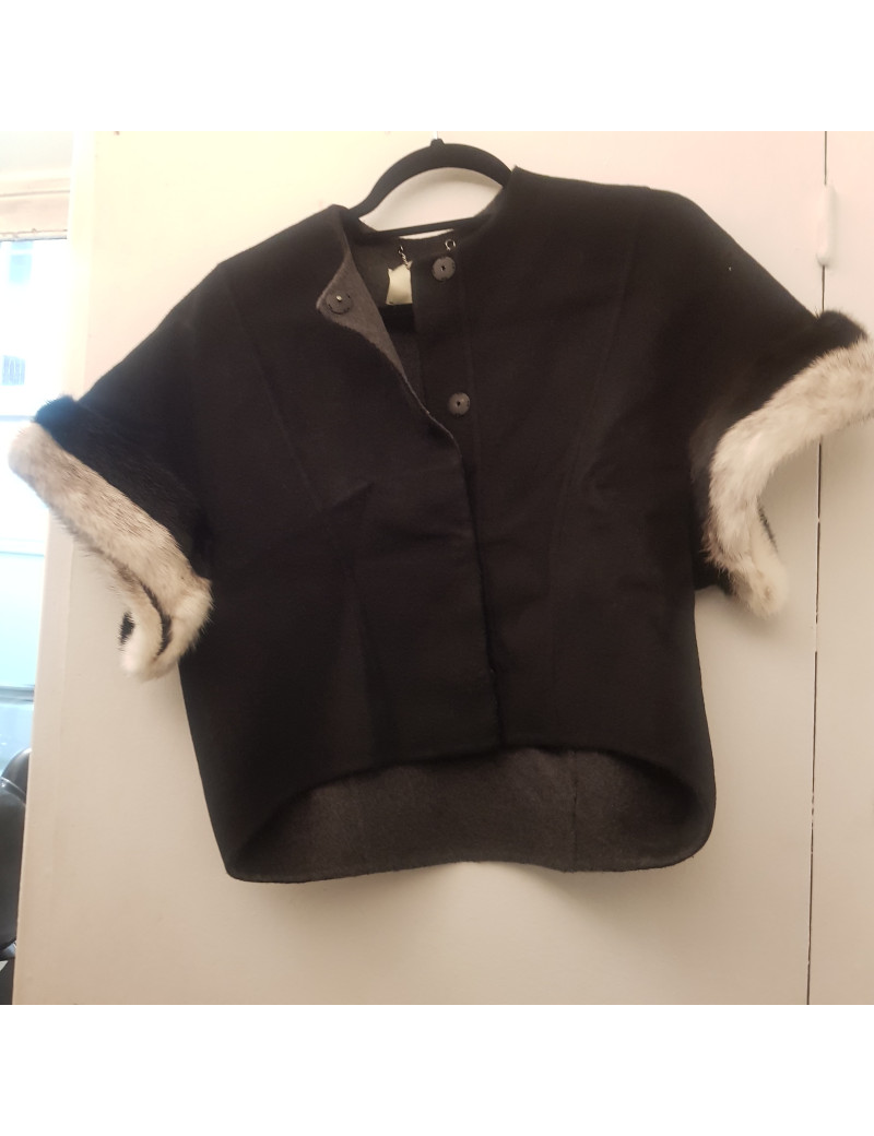 Veste FENDI noire vison