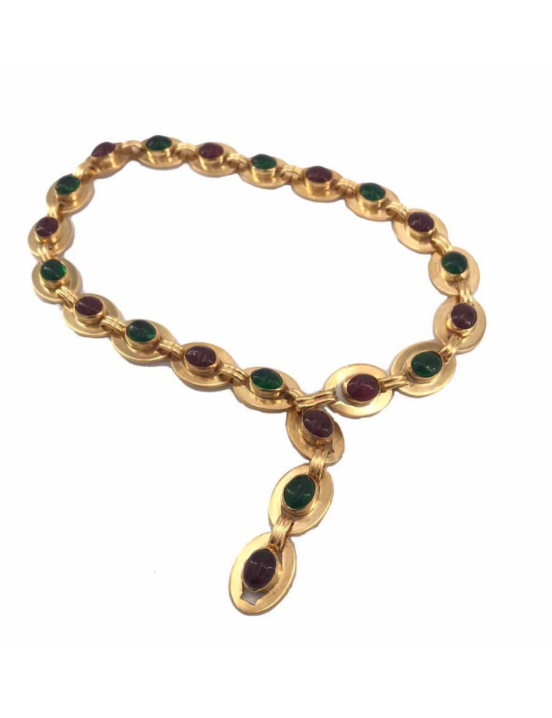 Ceinture CHANEL cabochons Couture 