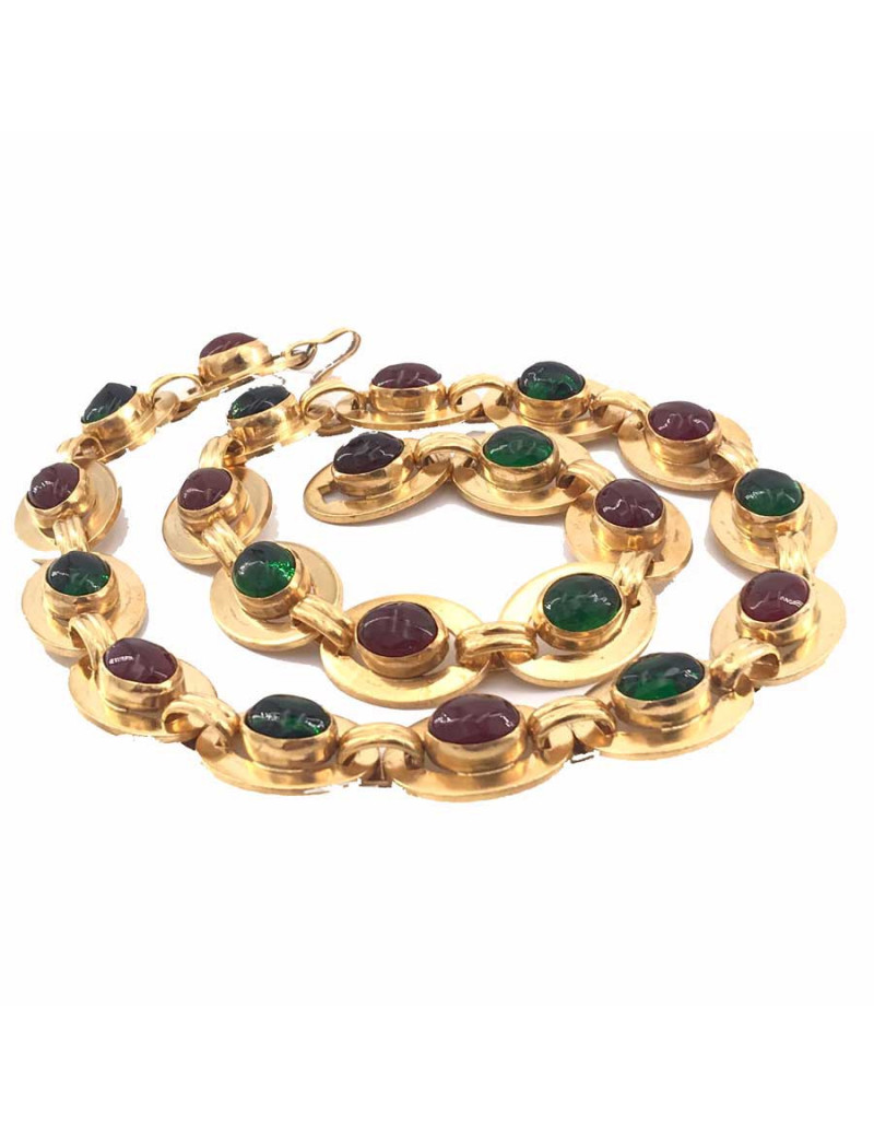 Ceinture CHANEL cabochons Couture 