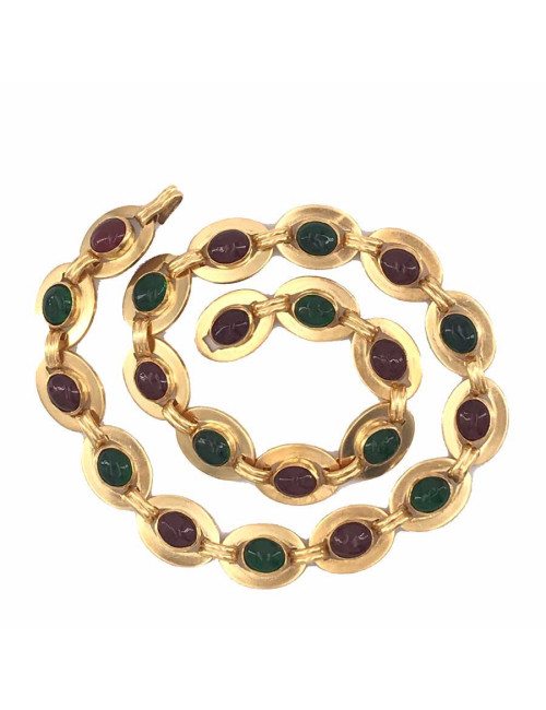 Ceinture CHANEL cabochons Couture 