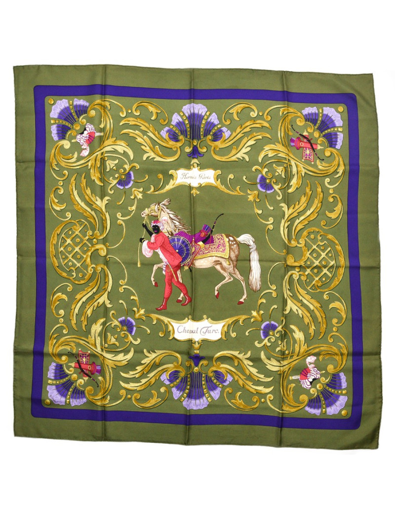Carré HERMES "Cheval turc"