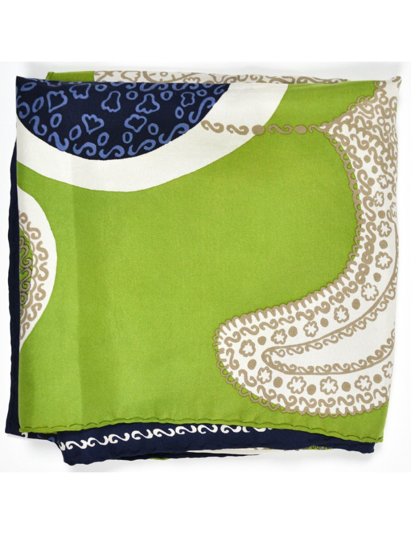 Foulard Dior Vert et bleu 