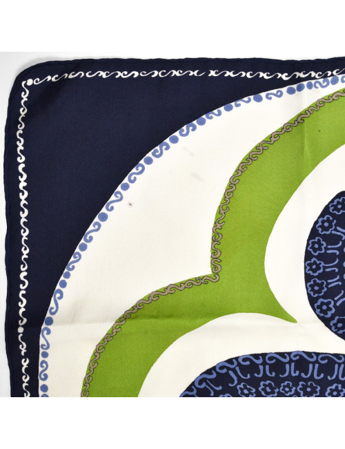 Foulard Dior Vert et bleu 