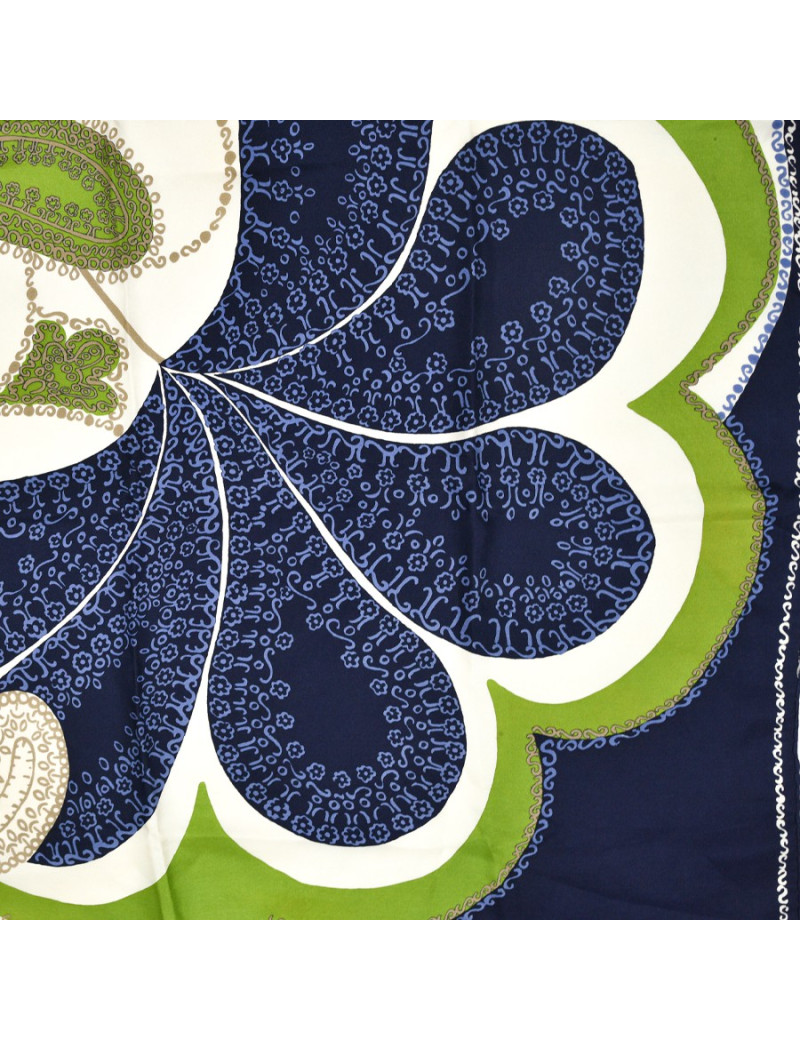 Foulard Dior Vert et bleu 