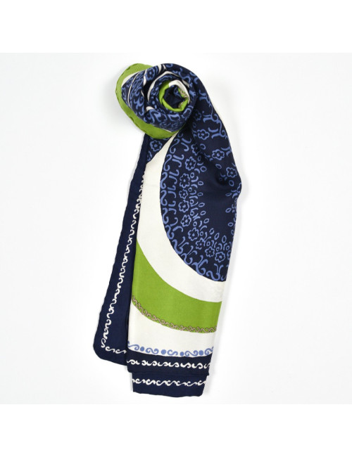Foulard Dior Vert et bleu 