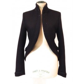 Structured wool Tuxedo black DIOR jacket