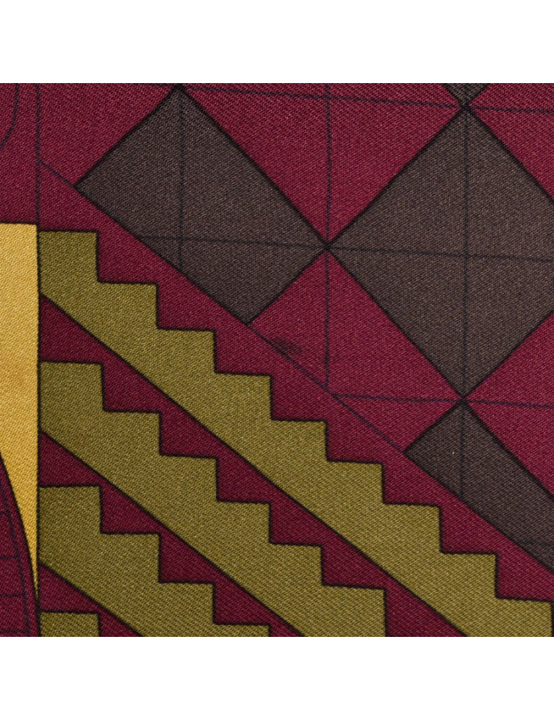 Carré HERMES "Promenade au Faubourg " 100 % soie