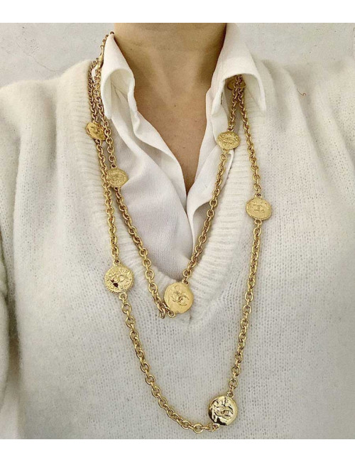 Sautoir CC vintage CHANEL 