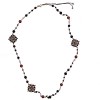 CHANEL long necklace with multicolored beads