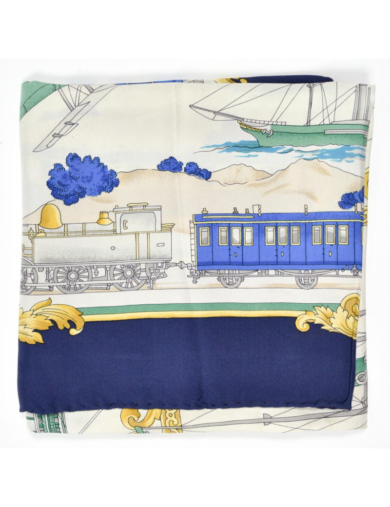 Foulard Celine bateau train avion