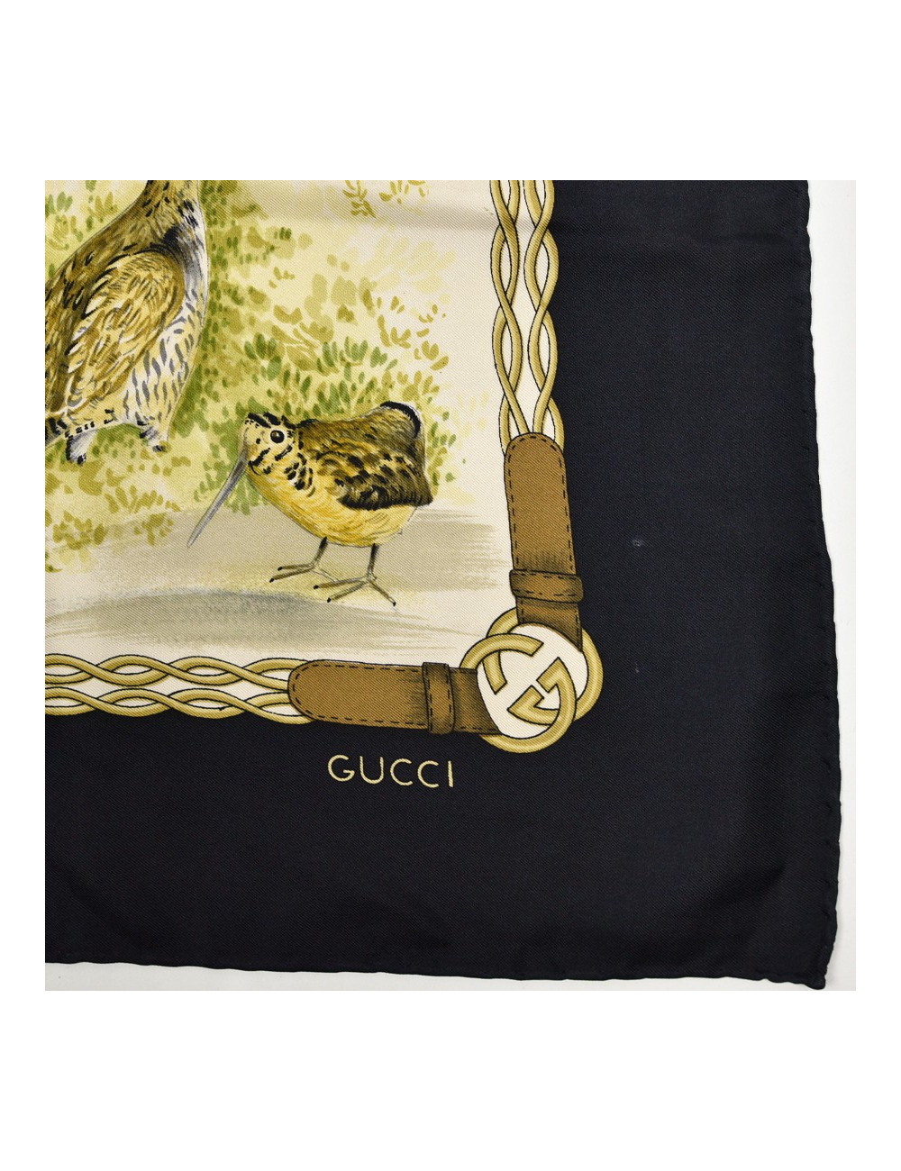 Carré GUCCI chaine et oiseaux