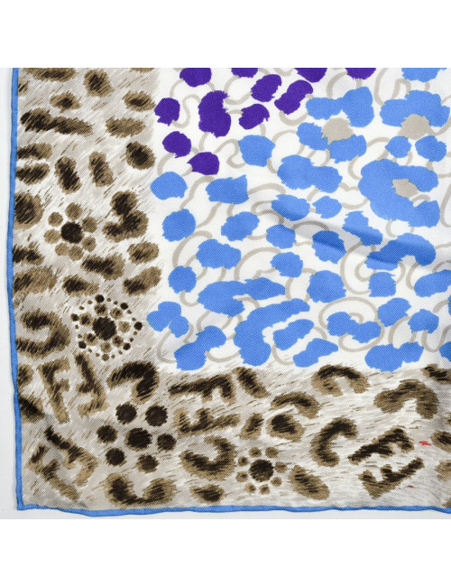 Carré fleuri FENDI soie