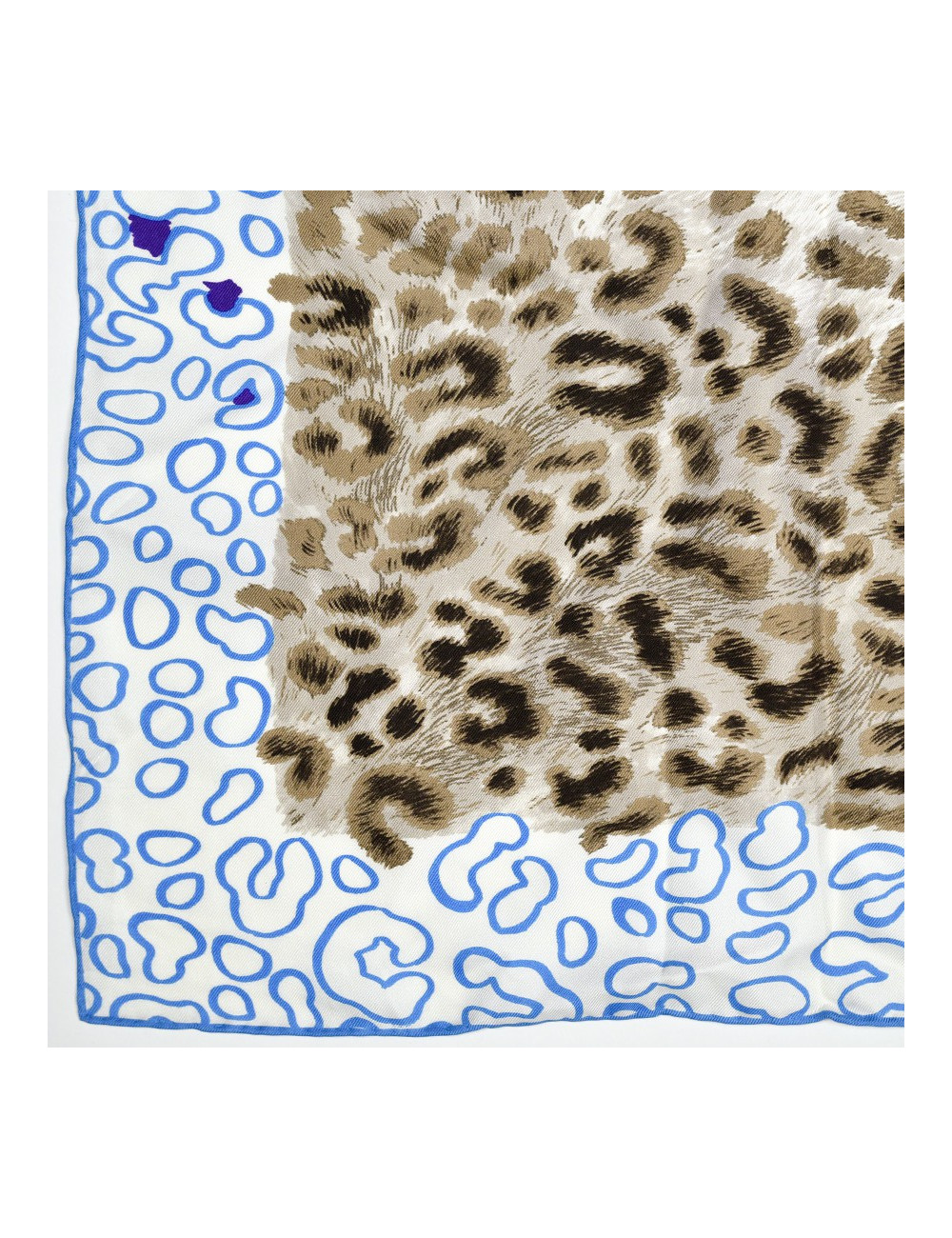 Carré fleuri FENDI soie