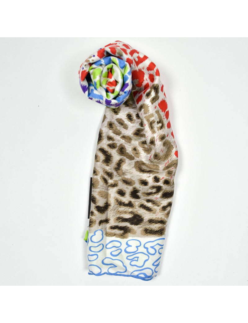 Carré fleuri FENDI soie