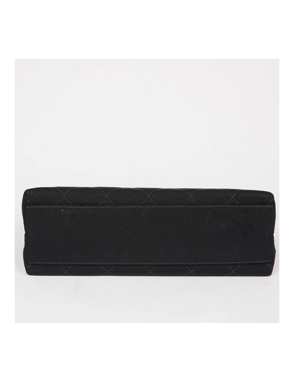 Sac vintage tissu CHANEL noir