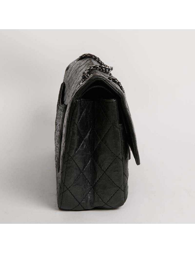 2.55 CHANEL gris  métallisé foncé