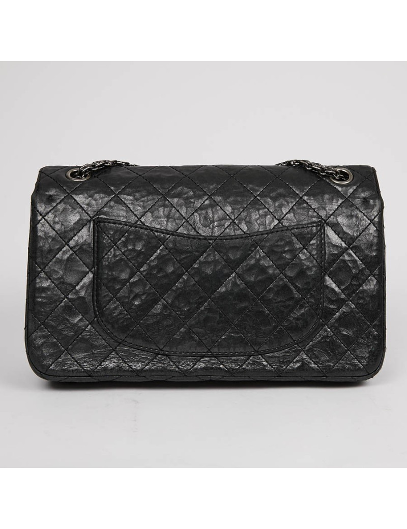 2.55 CHANEL gris  métallisé foncé