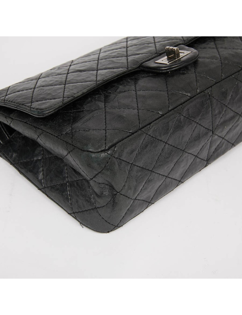 2.55 CHANEL gris  métallisé foncé