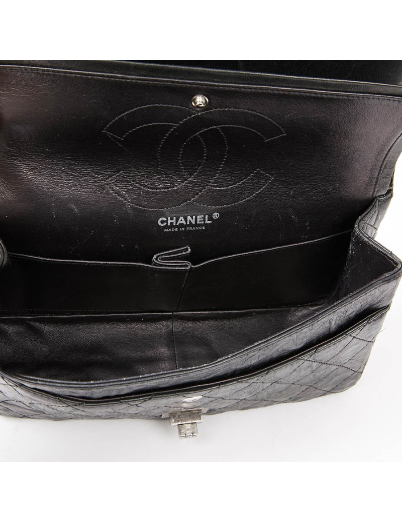2.55 CHANEL gris  métallisé foncé