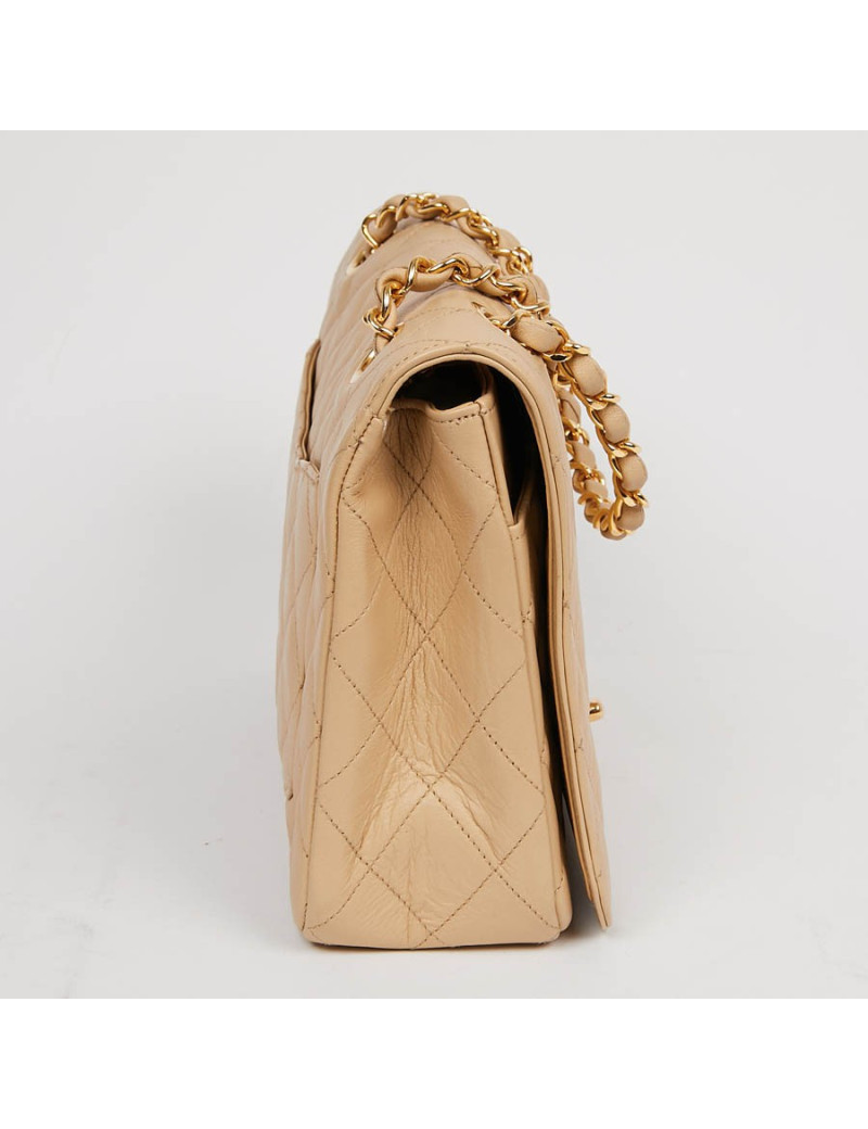 CHANEL Sac à main beige