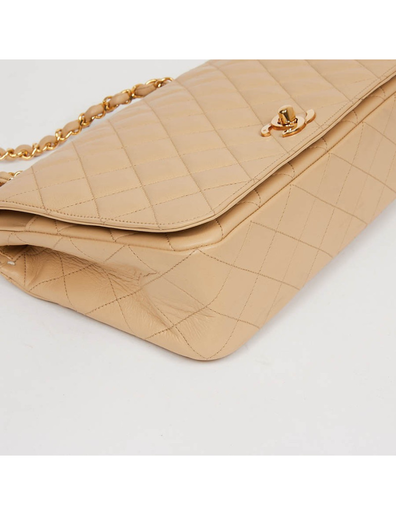 CHANEL Sac à main beige