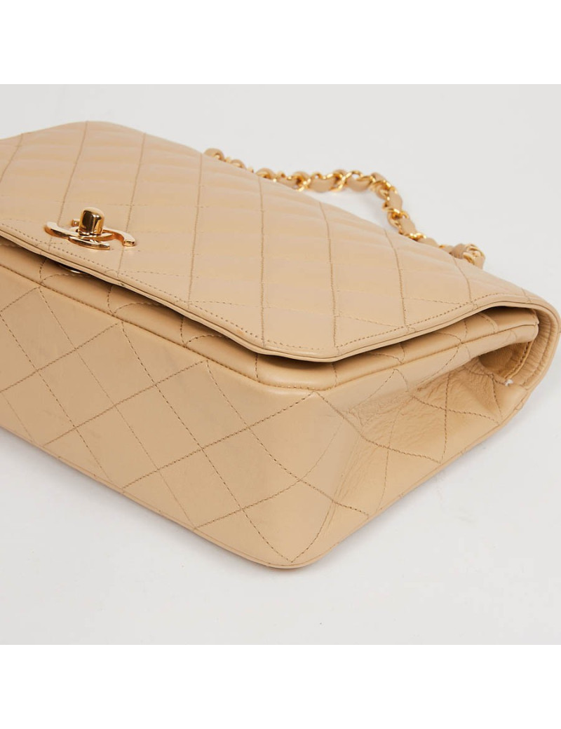 CHANEL Sac à main beige