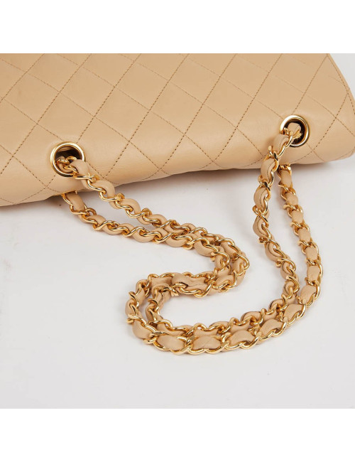 CHANEL Sac à main beige