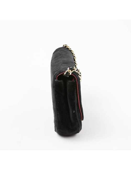 Sac du soir CHANEL velours noir