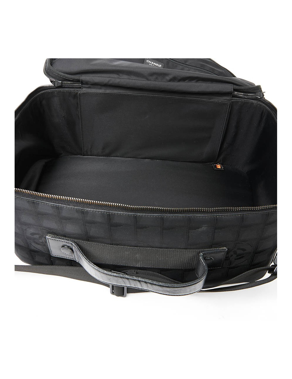 Vanity case CHANEL toile noire monogramme 