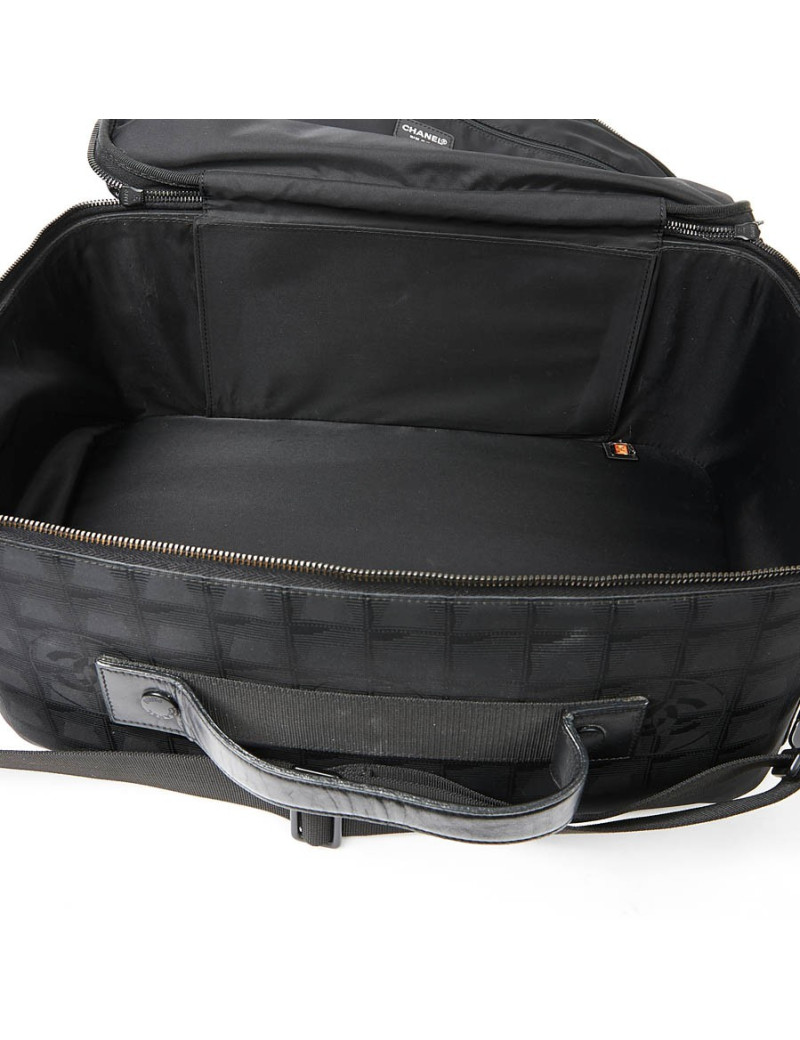 Vanity case CHANEL toile noire monogramme 