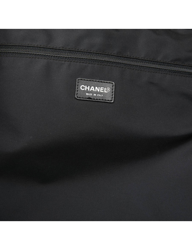 Vanity case CHANEL toile noire monogramme 