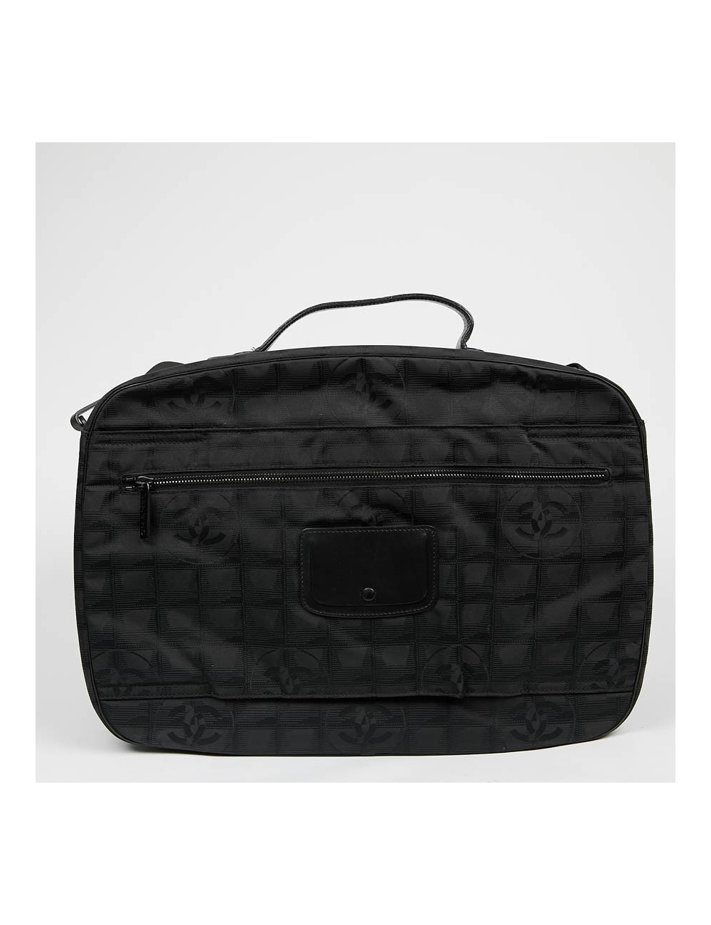 Vanity case CHANEL toile noire monogramme 