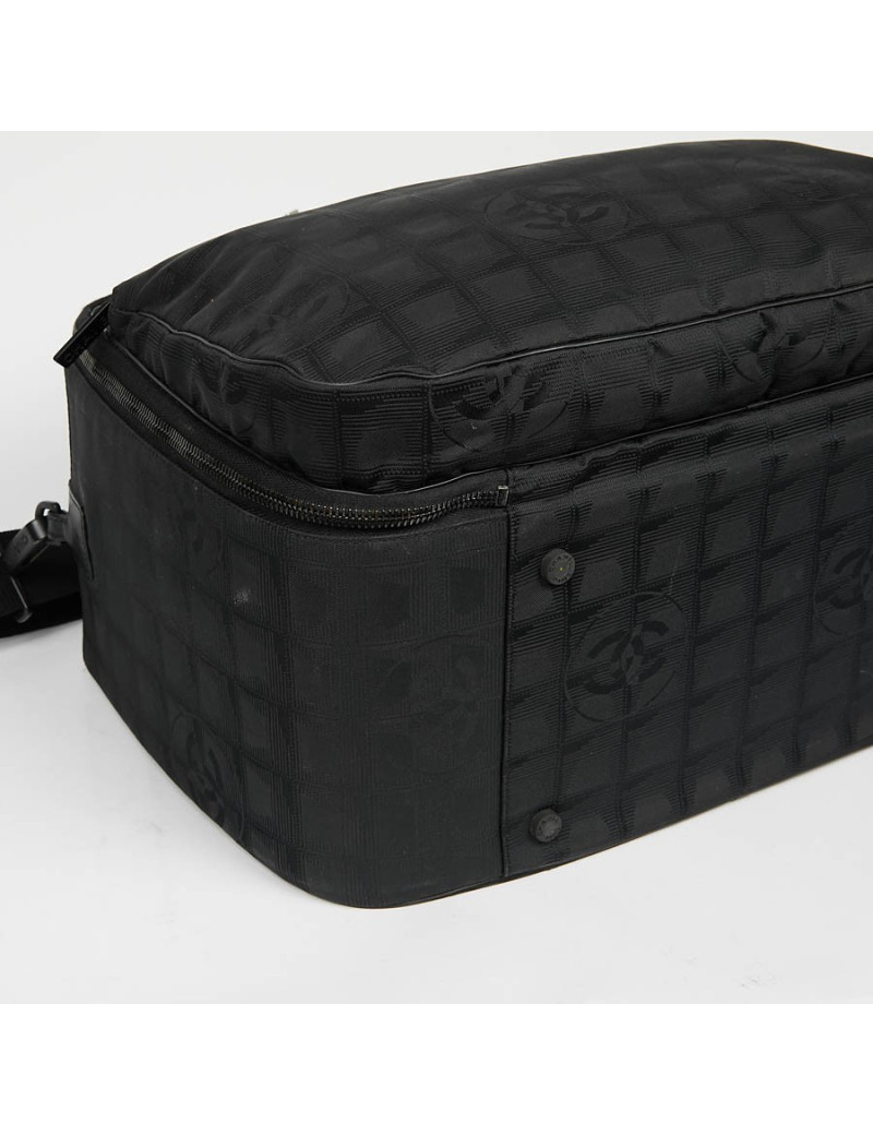 Vanity case CHANEL toile noire monogramme 