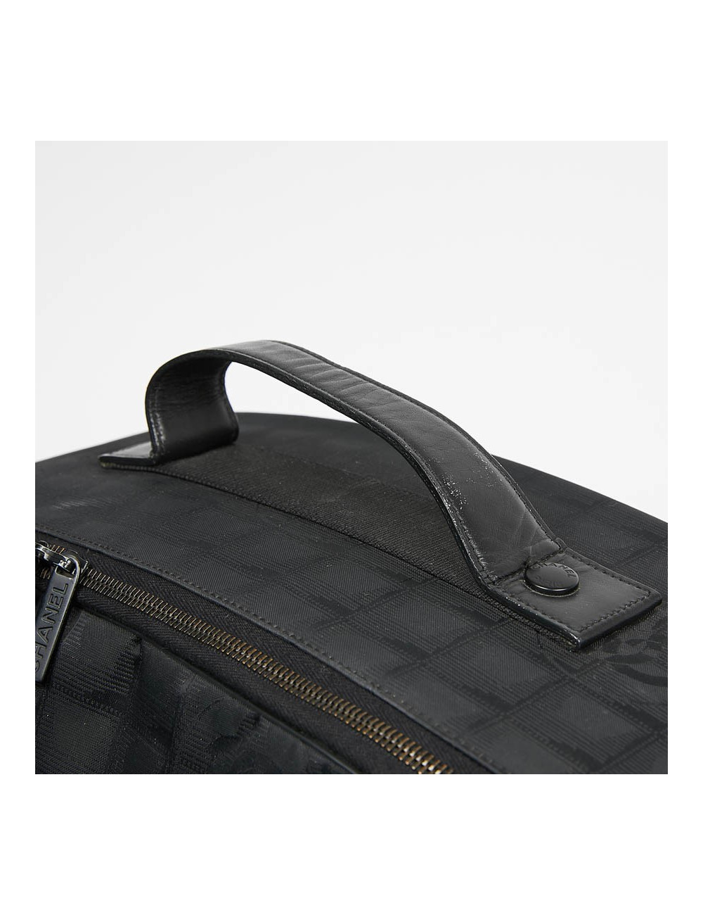 Vanity case CHANEL toile noire monogramme 