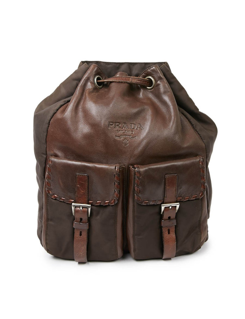 Sac à dos PRADA marron vintage