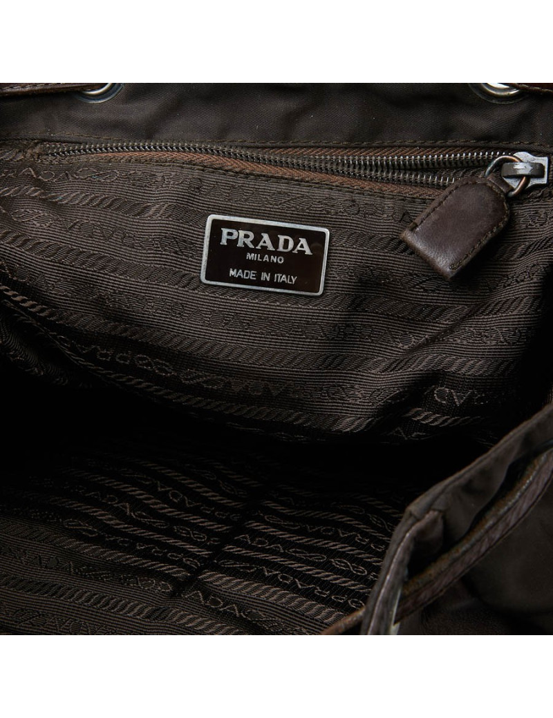 Sac à dos PRADA marron vintage