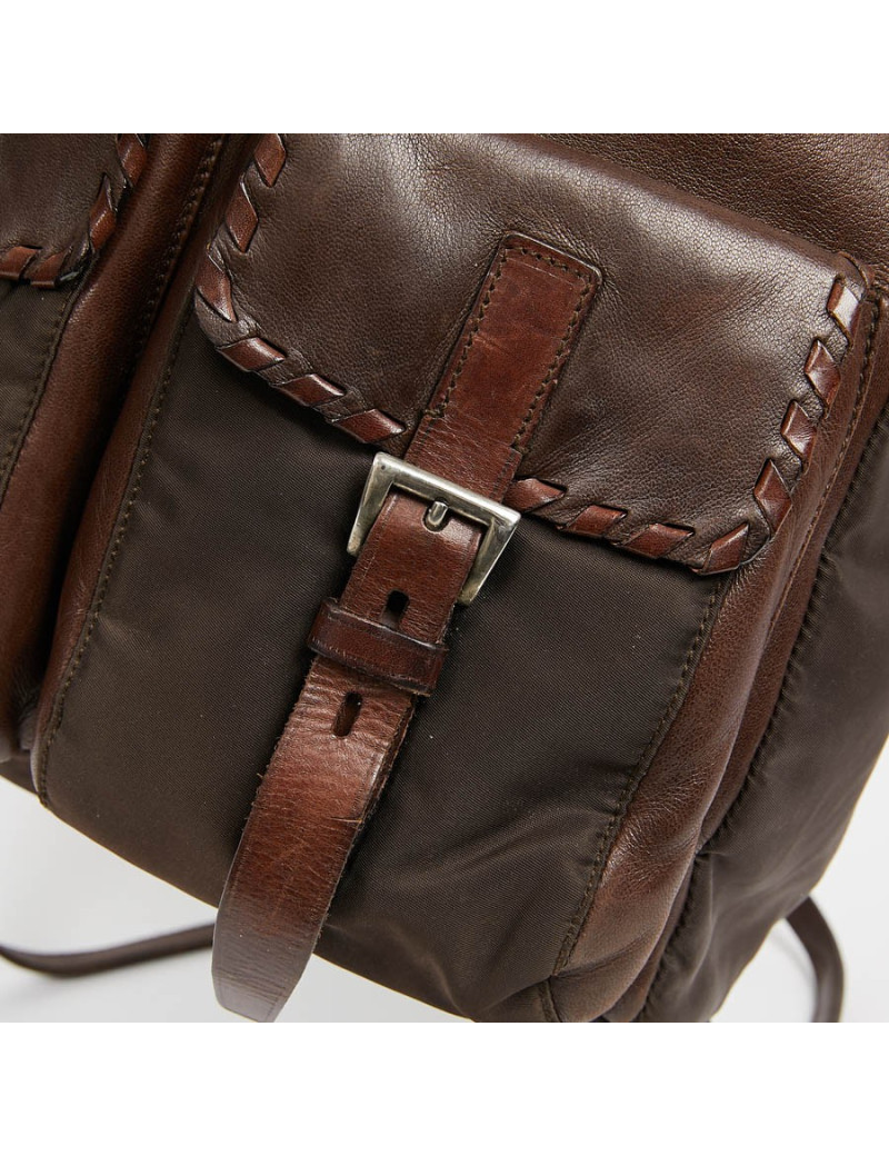 Sac à dos PRADA marron vintage