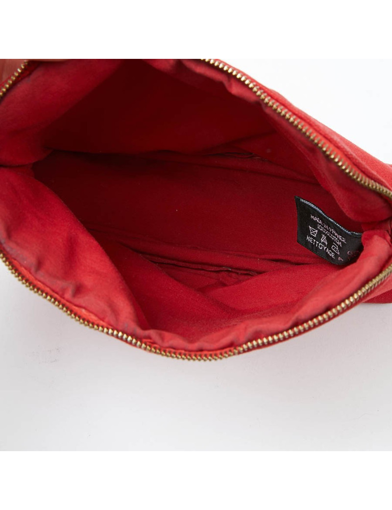 Petite trousse de voyage HERMES Bolide rouge