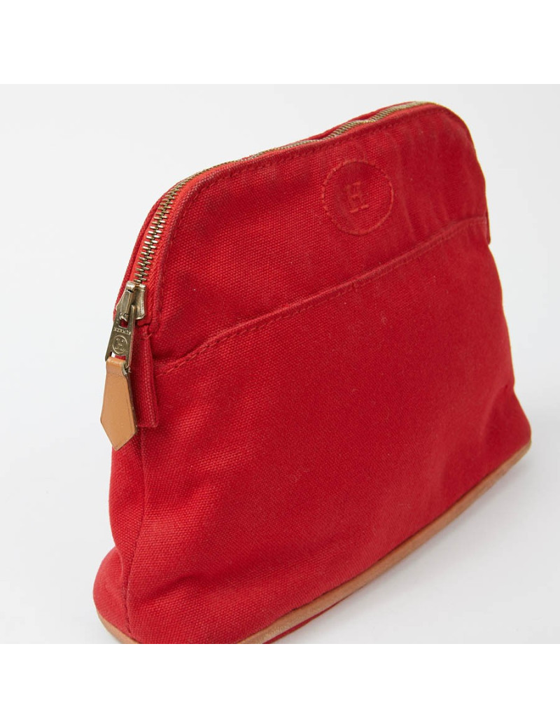 Petite trousse de voyage HERMES Bolide rouge