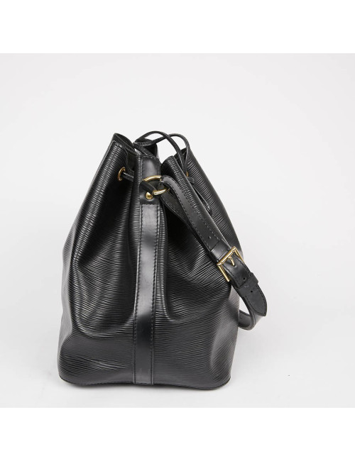 Sac Noé LOUIS VUITTON cuir épi noir