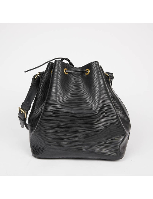 Sac Noé LOUIS VUITTON cuir épi noir