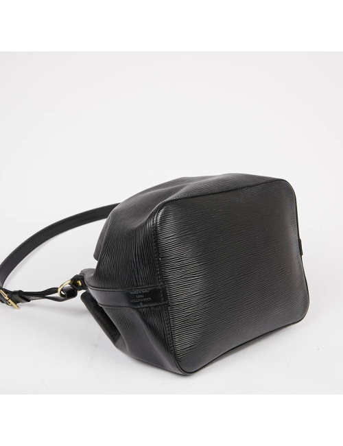Sac Noé LOUIS VUITTON cuir épi noir