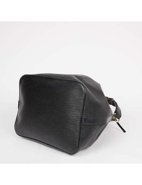 Sac Noé LOUIS VUITTON cuir épi noir