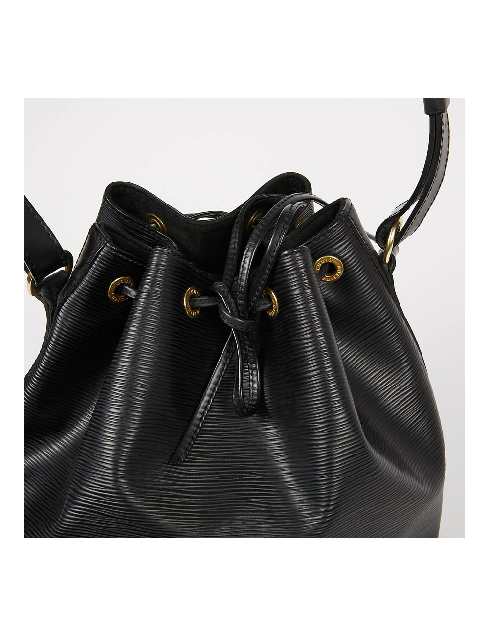 Sac Noé LOUIS VUITTON cuir épi noir