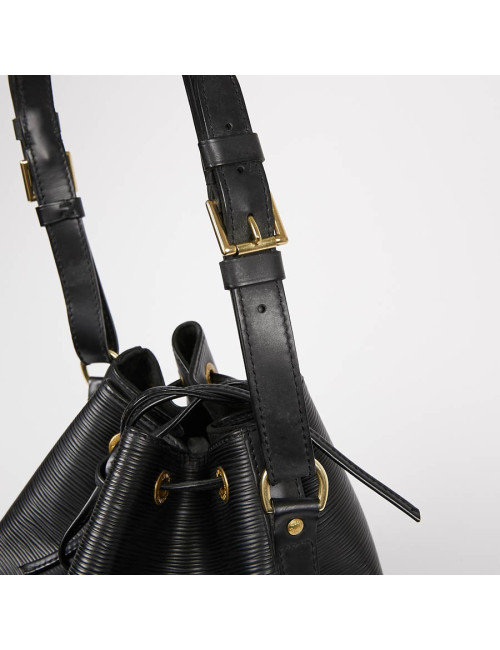 Sac Noé LOUIS VUITTON cuir épi noir