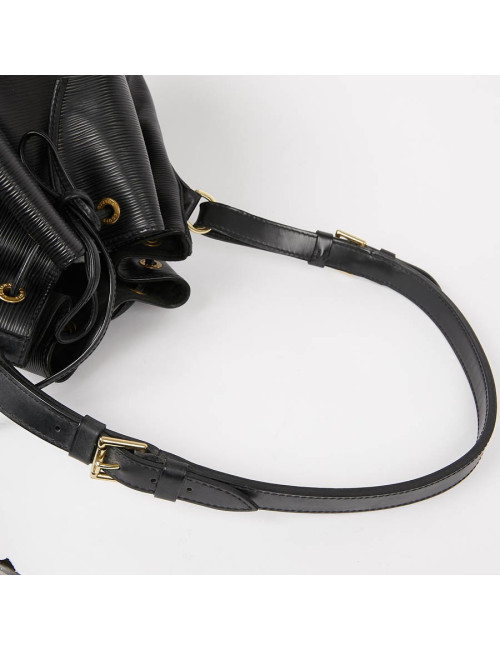 Sac Noé LOUIS VUITTON cuir épi noir