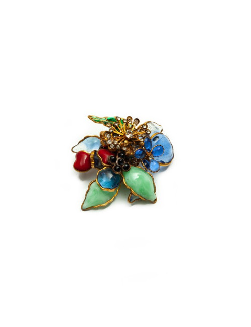 Marguerite de Valois Flower Brooch - Certified Authentic Occasion