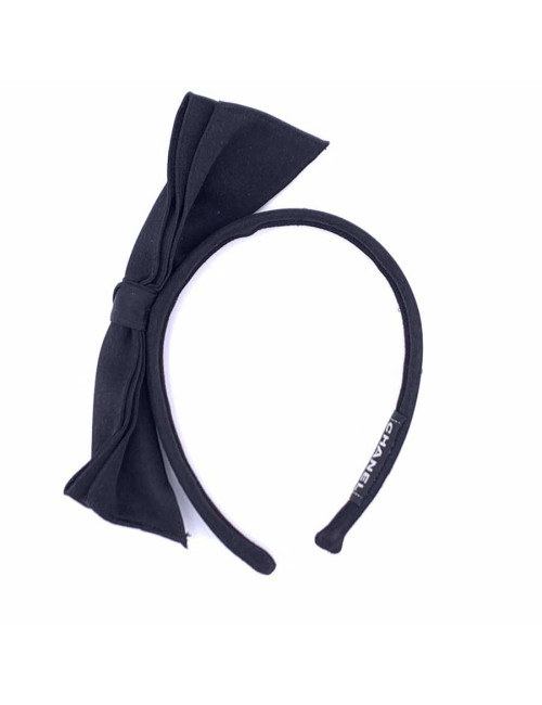 Serre tête CHANEL noeud noir