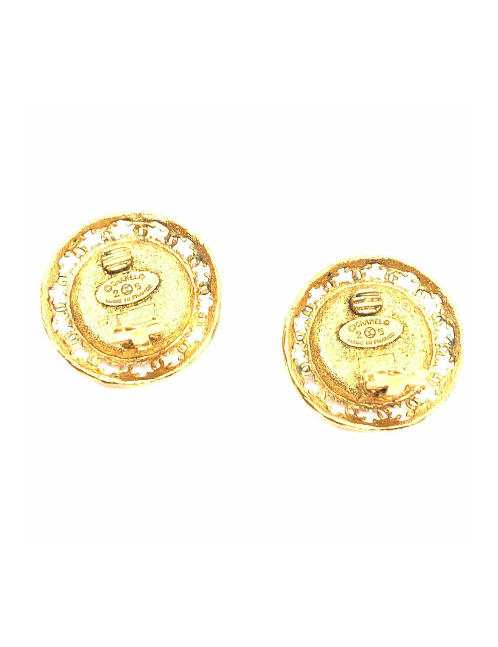 BO CHANEL vintage perle et or