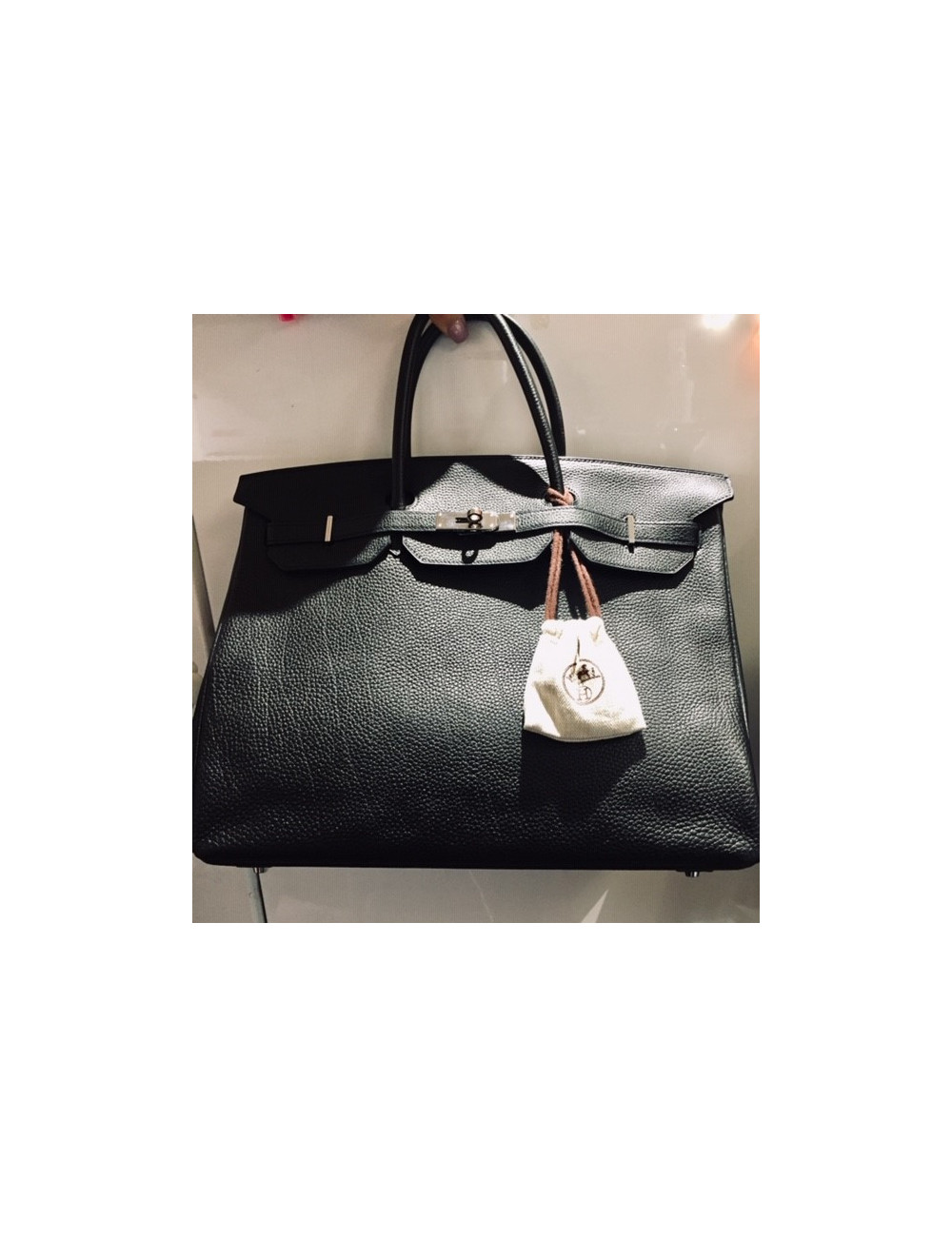 birkin 40 HERMES cuir togo noir